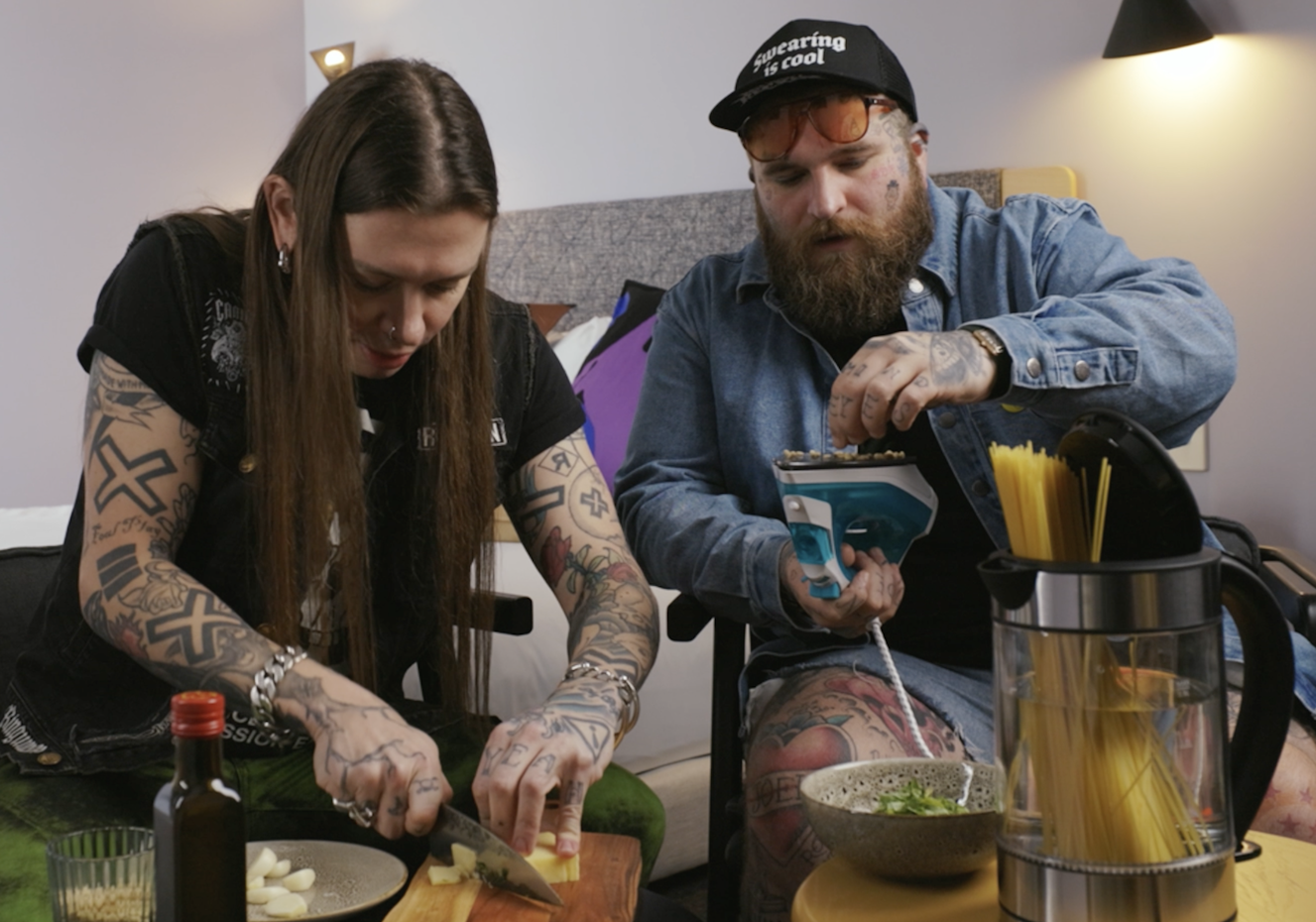 Cooked In A Hotel room